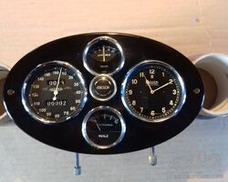 Bugatti type 44, 40 or 38 complete dashboard with overhauled meters