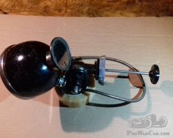 Quality head light, movable in both ways, with its mirror(price 180€)