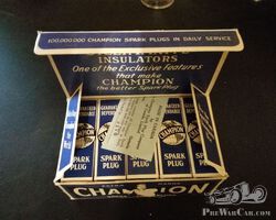 Original box with 10 spark plugs Champion nbr (18mm /1" hex)