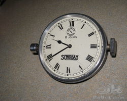 Jaeger Paris 8 Day Car Clock for SUNBEAM Car