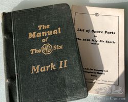 MG 18/80 MkII instruction book