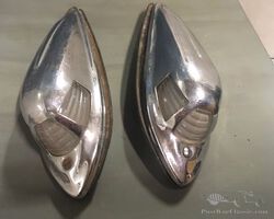 Pair of 1930s French sidelights
