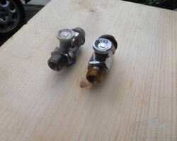 2 prewar petrol taps