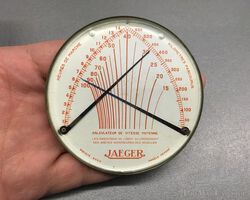 Calculateur de vitesse moyenne Jaeger
