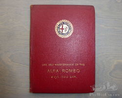 Alfa Romeo 6C 1500 Handbook