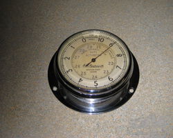 Early Motor Aneroid Auto Altimeter Good Working order
