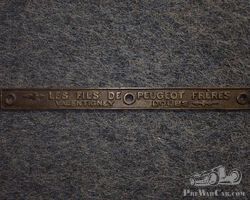 Lion Peugeot step plate/badge