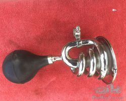 Veteran and vintage curly motorcycle horn