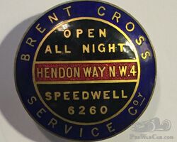 Brent Cross Service Co. badge