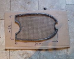 1 Bugatti stone guard in original condition