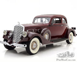 1935 PIERCE ARROW MODEL 1245 SILVER ARROW COUPE