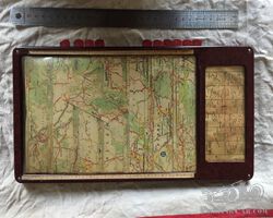 MICHELIN BAKELITE SLIDING PAGE MAP