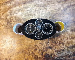 Bugatti type 44 : complete dashboard with overhauled original meters