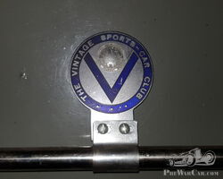 Badge Bar Oldtimer, VSCC Badge für Riley, Alvis, MG, Lagonda,