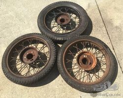 3 pcs 19 inch wheels for early Austin Seven