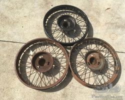 3 pcs 19 inch wheels for early Austin Seven