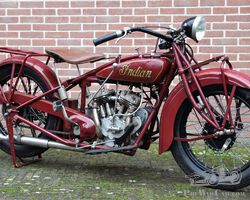Indian 101 Scout 1929 in fully restored condition
