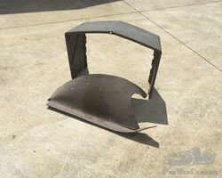 Restored front cowling for a Fiat tipo 509