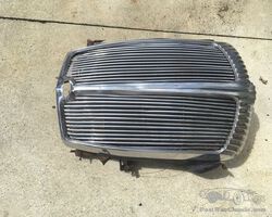 Circa 1953 Daimler complete radiator with chromed grille