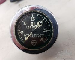 Rolls Royce U.S. Silver Ghost Oil Pressure Gauge