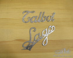 Talbot Lago sign