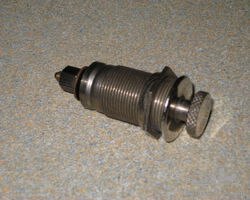 Marchal nickle plated horn or magneto push switch - New Old stock