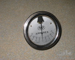 Marchal Nickle Plated Ammeter 12 Volt for Bugatti