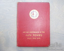 Alfa Romeo 6C 1500 Handbook