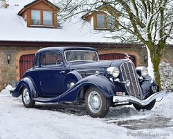 1935 Hudson Deluxe Eight Rumble Seat Coupé | Historics Ascot Racecourse 2nd March 2019