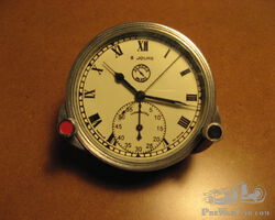 Clock with stopwatch JAEGER
