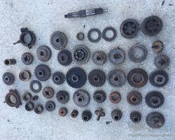 Various gears for Austin Seven
