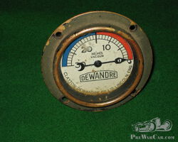 Dewandre Dashboard Vacuum Gauge