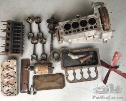 Complete but dismantled Austin Seven