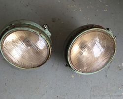 A pair of 1920s CAV lights