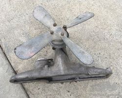 Austin 12/4 of 1920s fan with pulley and holder