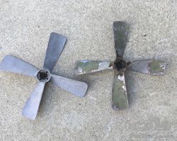 Austin Seven fans four blades