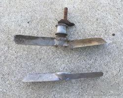 Austin Seven 2 blade fans
