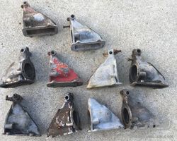 Aluminium support pieces for Austin Sevens