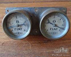 Oil and air pressure gauge