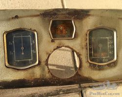 Mathis dashboard with speedo and rev' counter