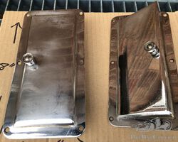 PAIR OF VINTAGE CAR BODY AIR VENTS originally form Rolls Royce but will suit other body types