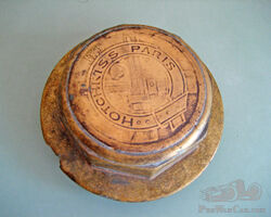 brass HOTCHKISS car Hubcap