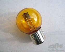 Yellow 6V 35/35W bulbs with 3-pin Marchal base