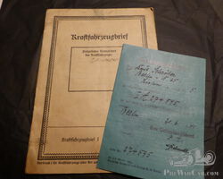 Opel Kadett Bj.37 Kraftfahrzeugbrief mit Zulassung in Berlin