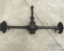 Austin Seven rearaxle with driveshaft
