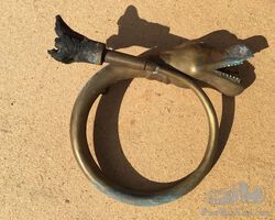 Snake horn for veteran