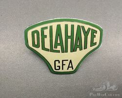 DELAHAYE badge