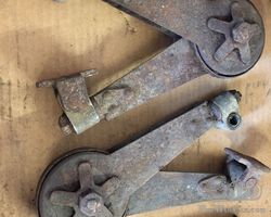 GOOD PAIR VINTAGE DAMPERS