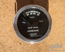 Talbot Lago fuel gauge