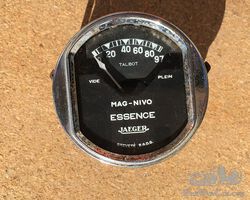 Talbot Lago fuel gauge